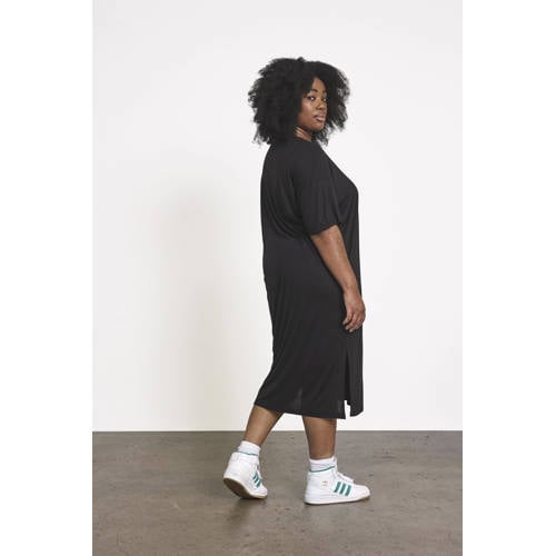 NOISY MAY Curve T-shirtjurk NMMAYDEN zwart afbeelding