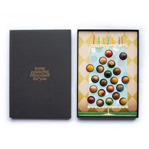 bonbons verjaardagstaart blauw (21 stuks)