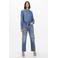 JDY denim blouse JDYJASPER medium blue