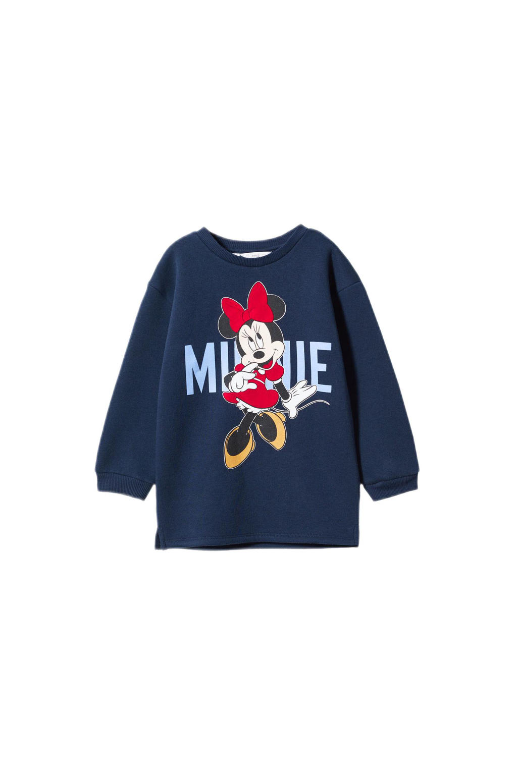 Mango Kids Minnie Mouse sweatjurk met printopdruk marine