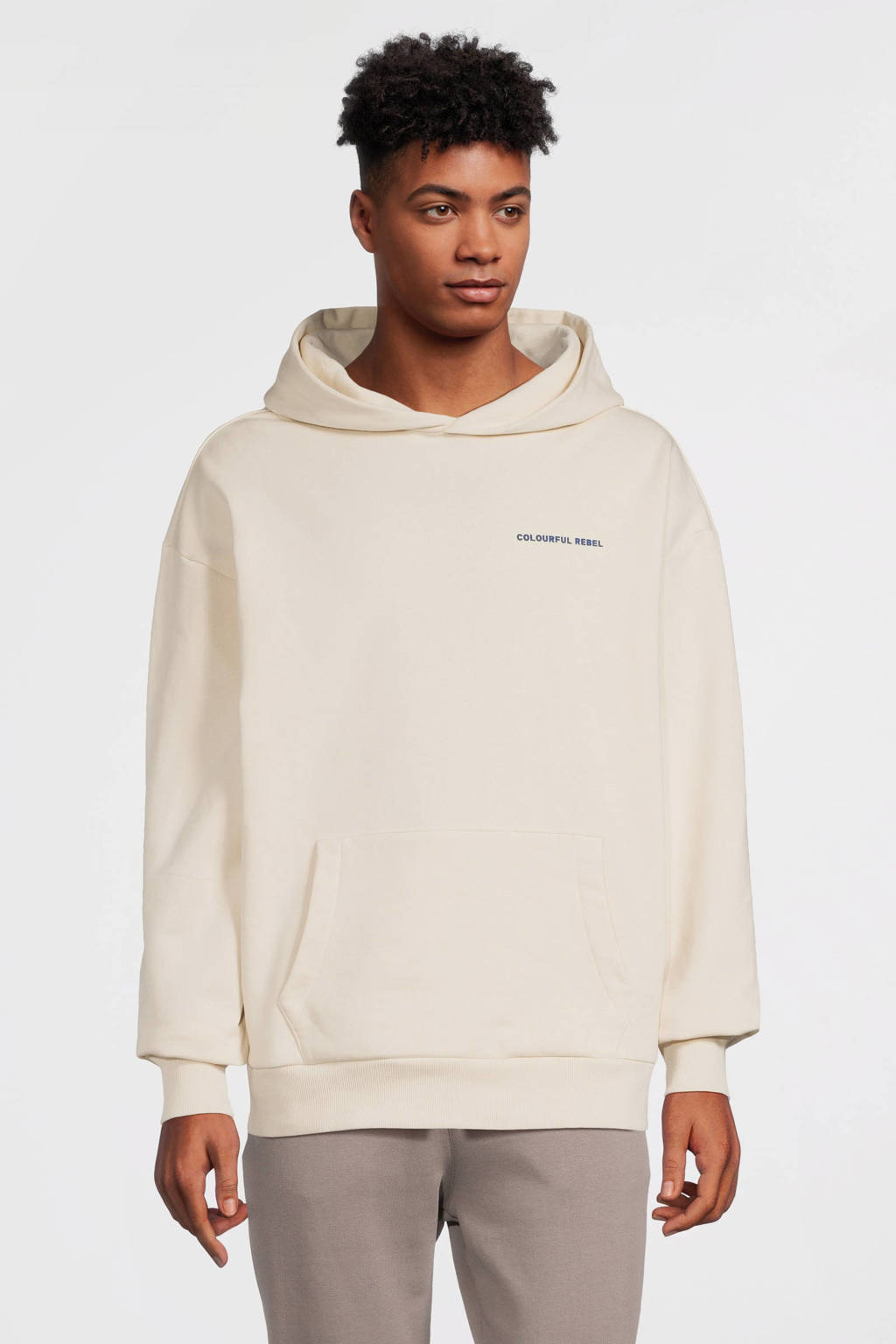 Colourful Rebel hoodie New Mindset van katoen light kit wehkamp