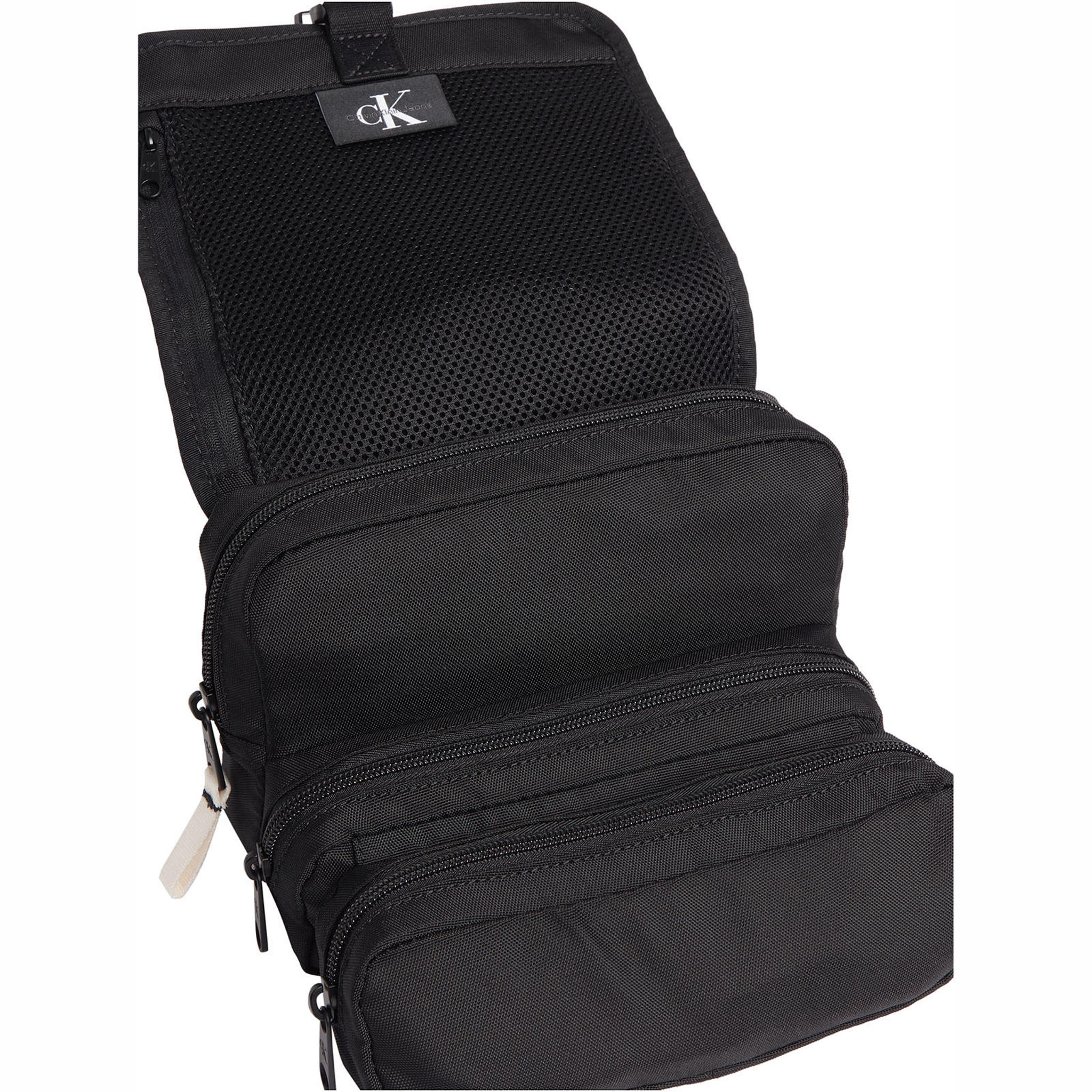 CALVIN KLEIN JEANS toilettas met logo zwart - Afbeelding 4