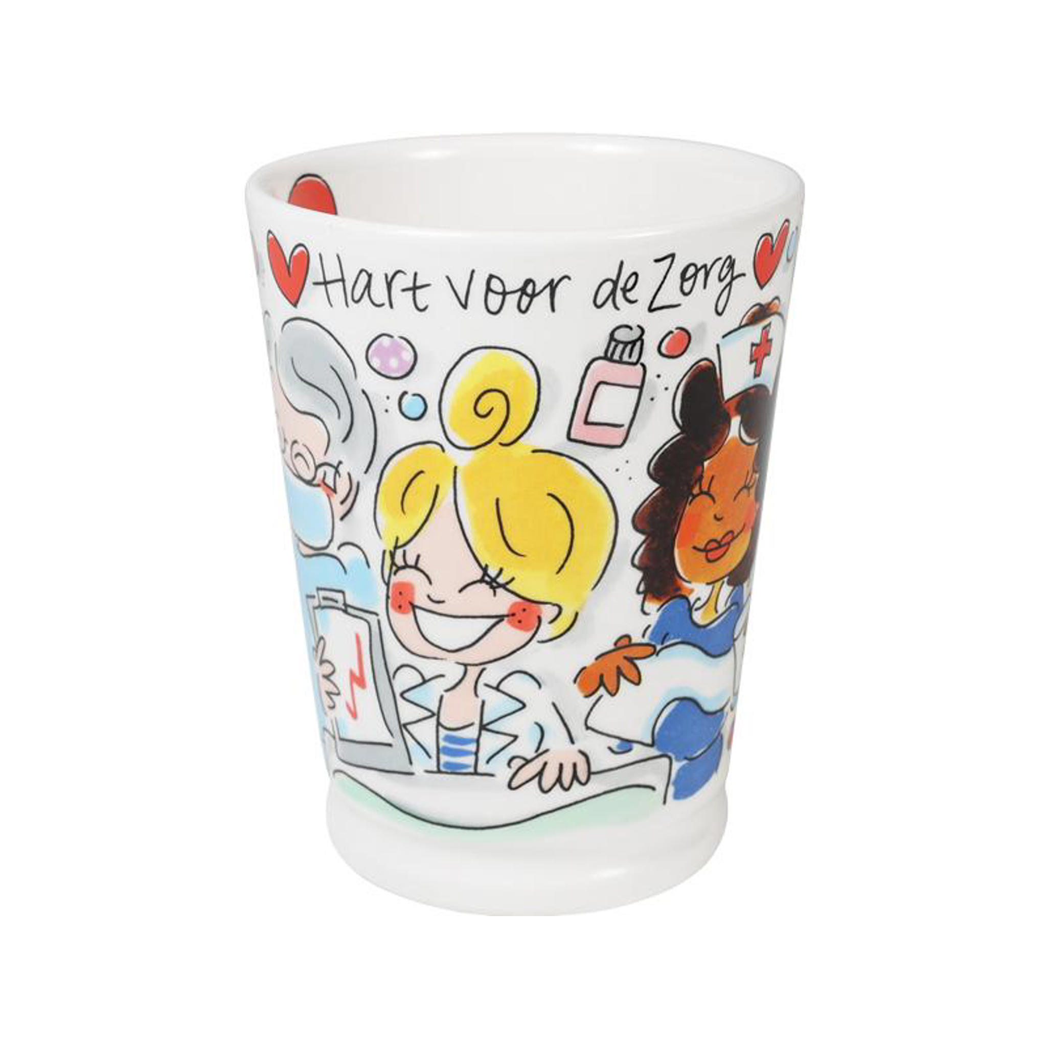 Blond Amsterdam Herzschale - Rosa Keramik 16,5 Cm Handgefertigt