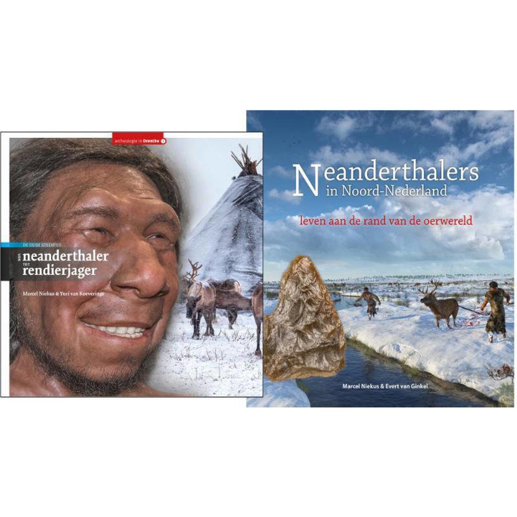 Set Neanderthalers in Noord-Nederland en Van neanderthaler tot rendierjager - Marcel Niekus, Evert van Ginkel en Yuri van Koeveringe