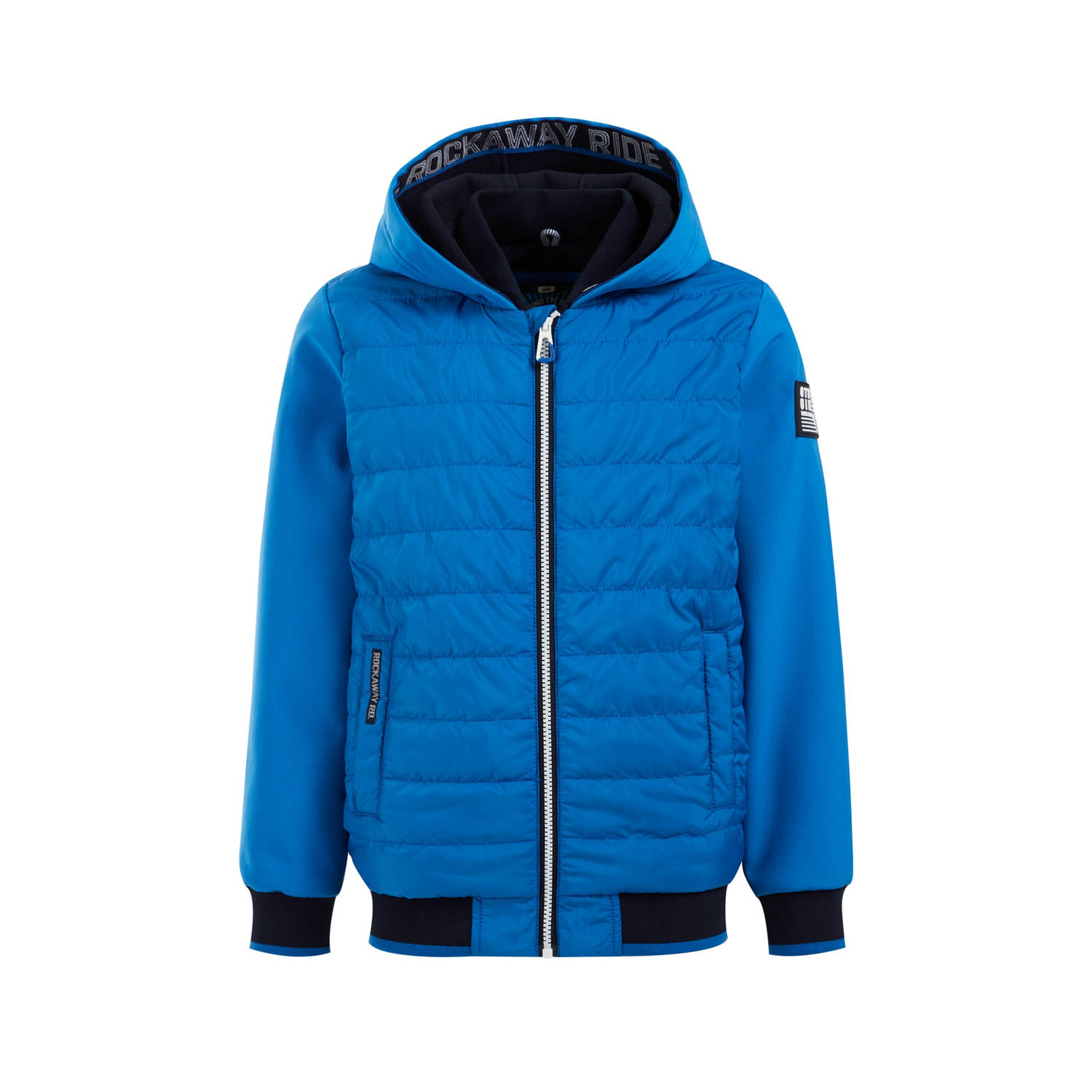 WE Fashion softshell jas blauw