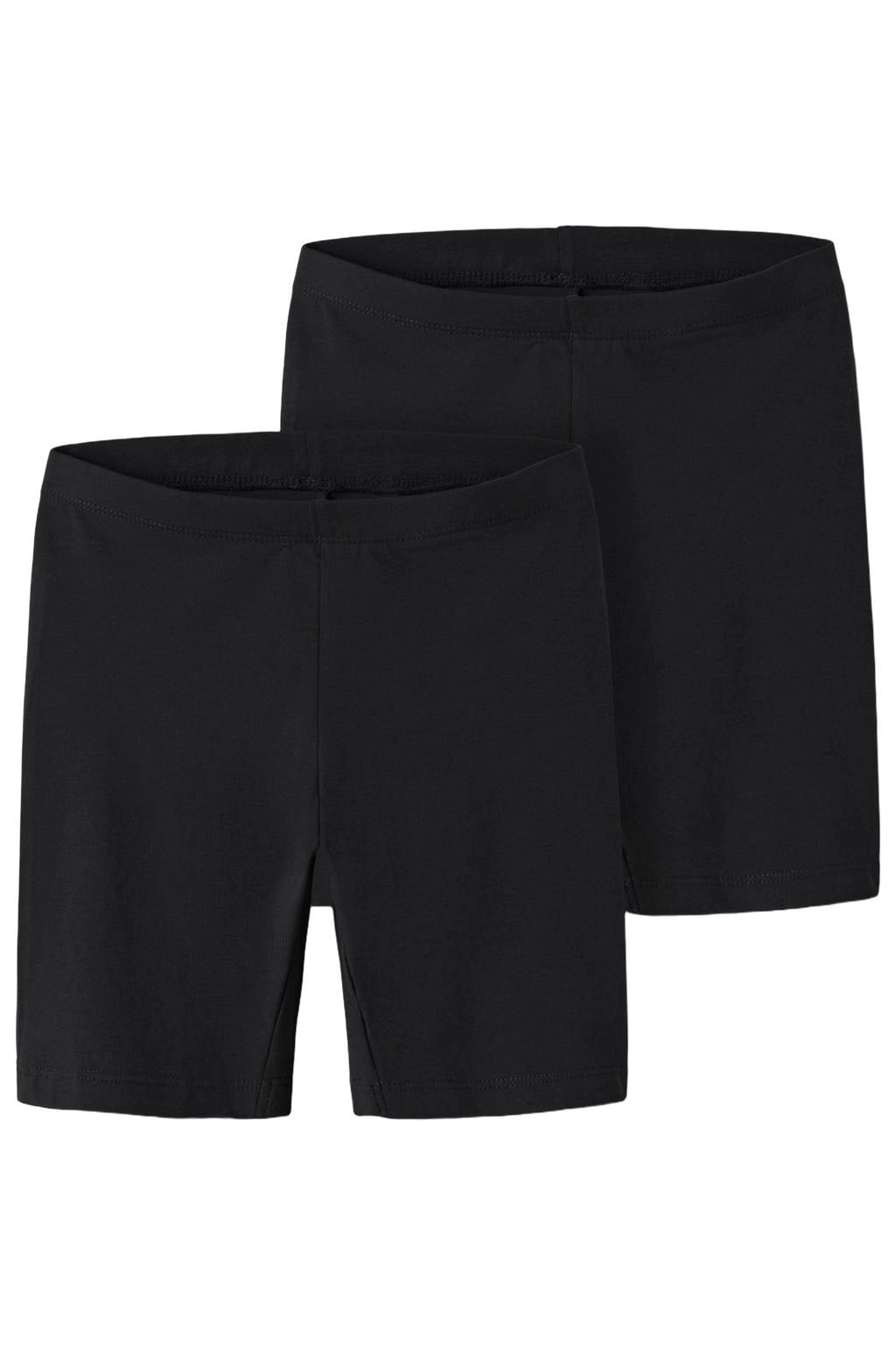 NAME IT KIDS bikershort - zwart (set van 2)