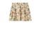 NAME IT KIDS gebloemde rok NKFVINAYA van polyester beige/zalm/groen