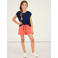NAME IT KIDS sweatshort NKFVOLTA koraal