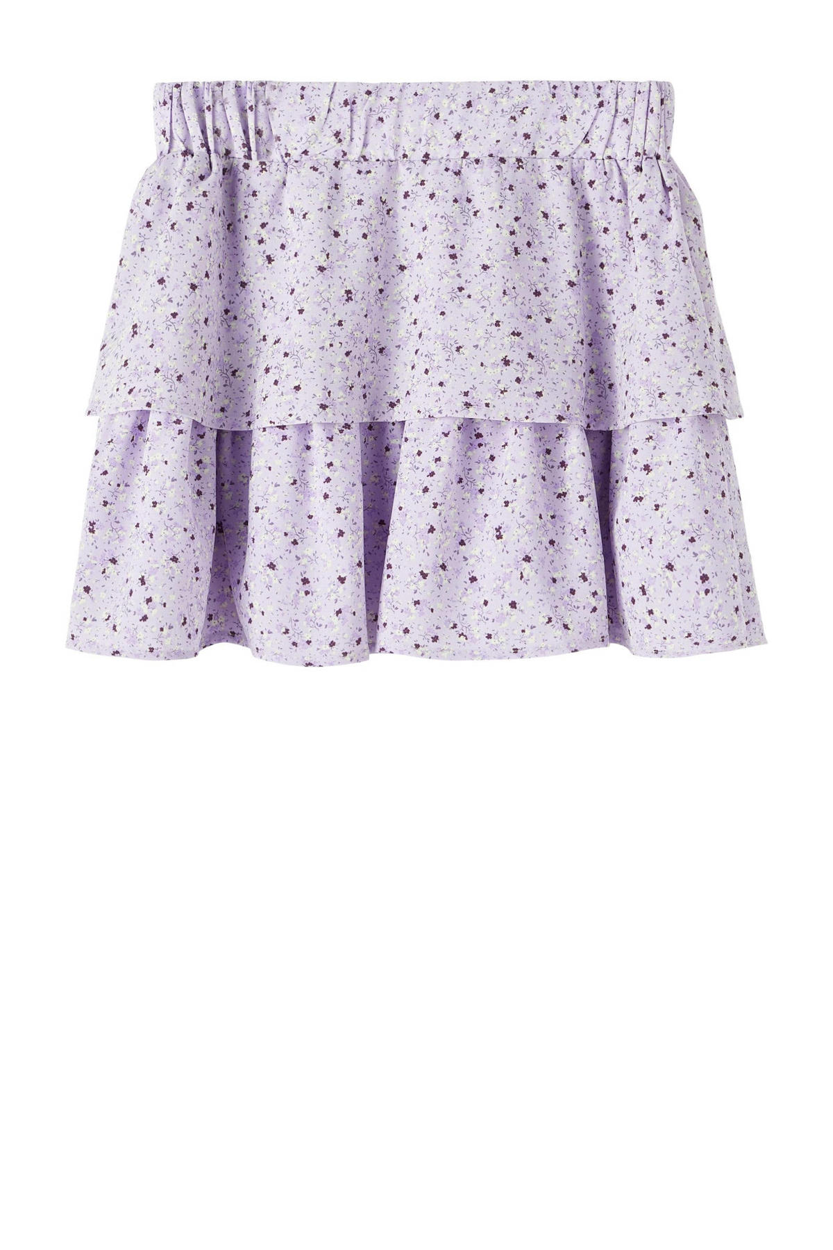 NAME IT Nkfvinaya Jupe Fille - Jupe D'Été Tissu Tissé Avec Taille Élastique
