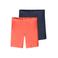 NAME IT KIDS bikershort - donkerblauw/koraalrood (set van 2)
