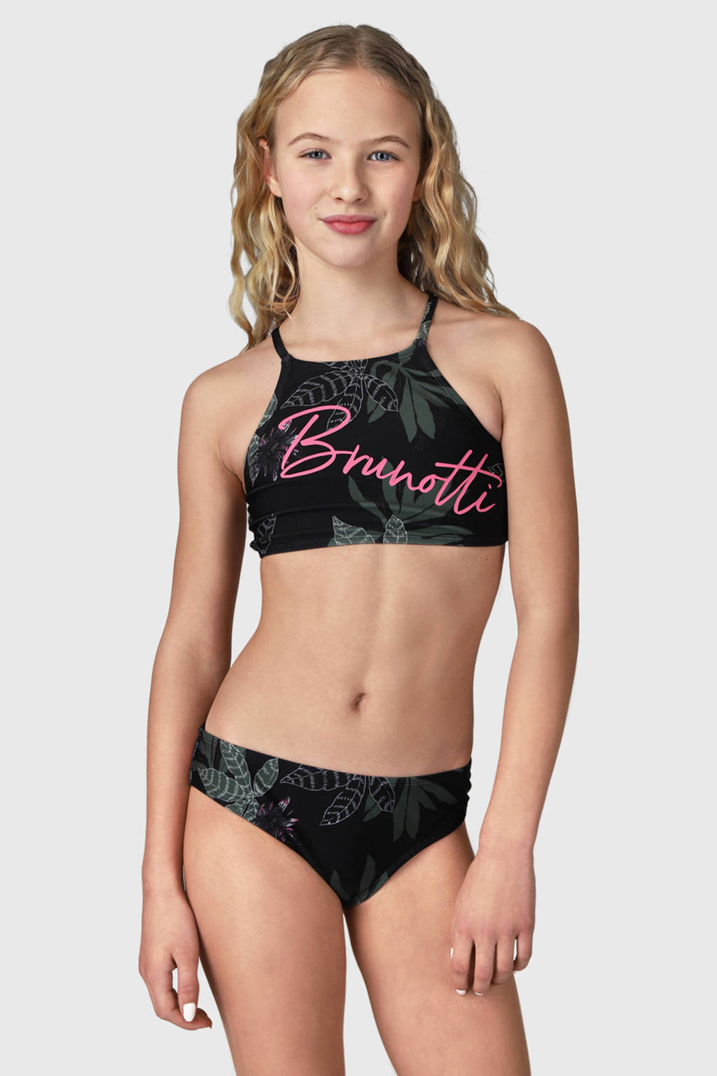 Brunotti crop bikini zwart wehkamp