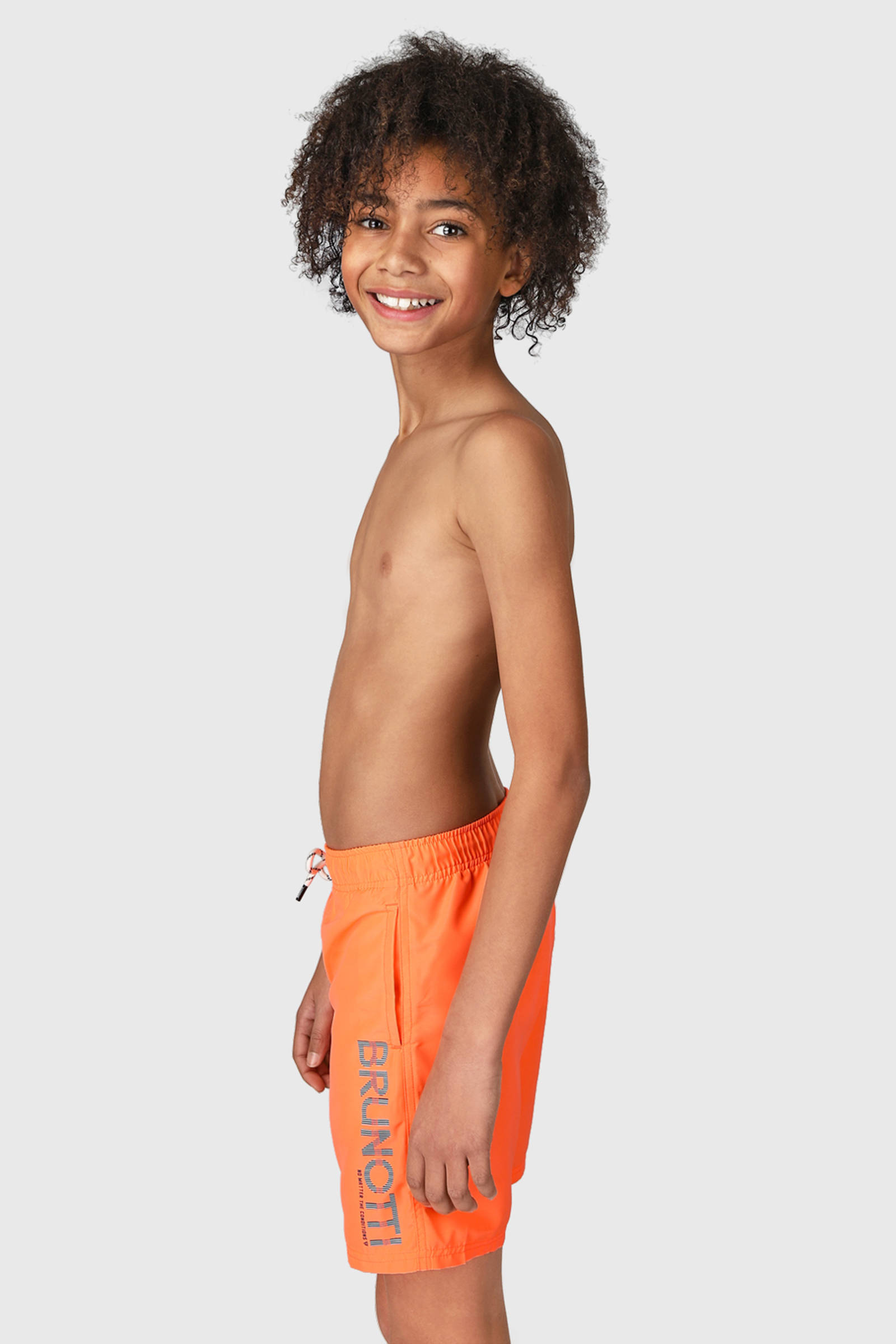 Brunotti zwemshort Hestey neon oranje wehkamp