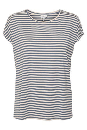 gestreept T-shirt - blauw