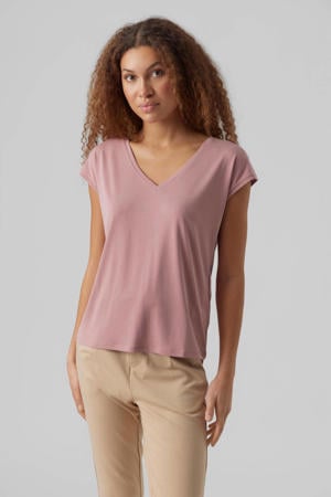 T-shirt VMFILLI lichtroze