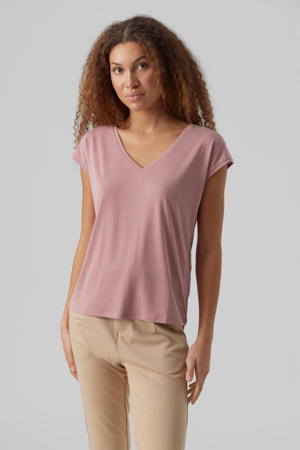 T-shirt VMFILLI  lichtroze