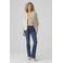 VERO MODA loose fit blazer VMJESMILO met linnen beige