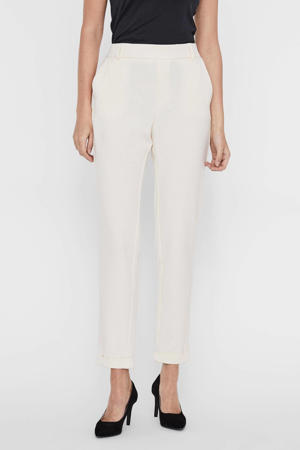 slim fit pantalon VMMAYA ecru