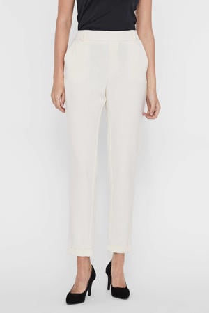 slim fit pantalon VMMAYA ecru