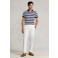 Polo Ralph Lauren gestreepte slim fit polo newport navy/white