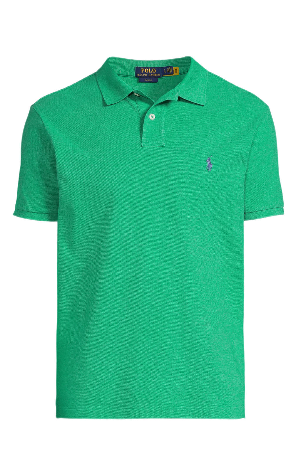 Polo Ralph Lauren Slim Fit Polo Palm Green Heather Wehkamp