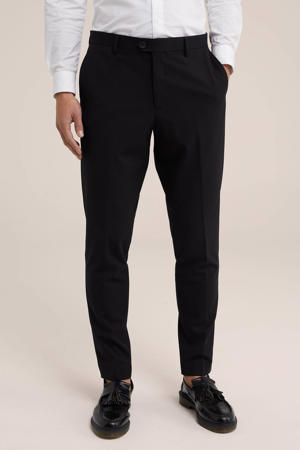 slim tall fit pantalon zwart