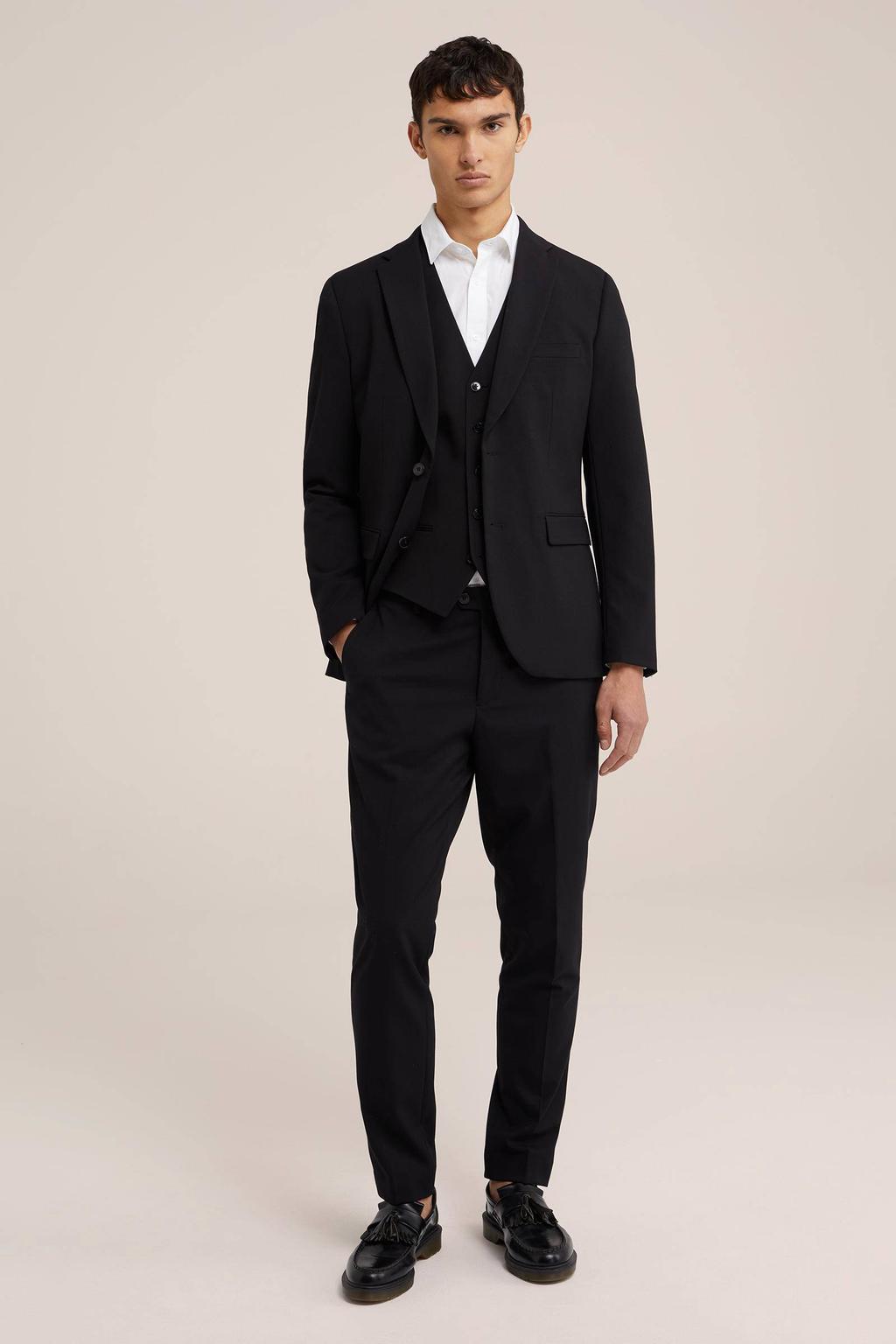 WE Fundamentals slim tall fit pantalon zwart