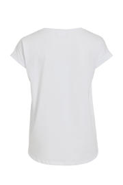 thumbnail: VILA T-shirt VIDREAMERS met katoen wit