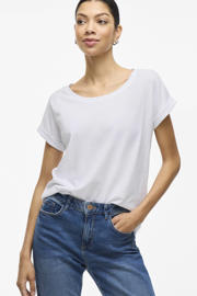 thumbnail: VILA T-shirt VIDREAMERS met katoen wit