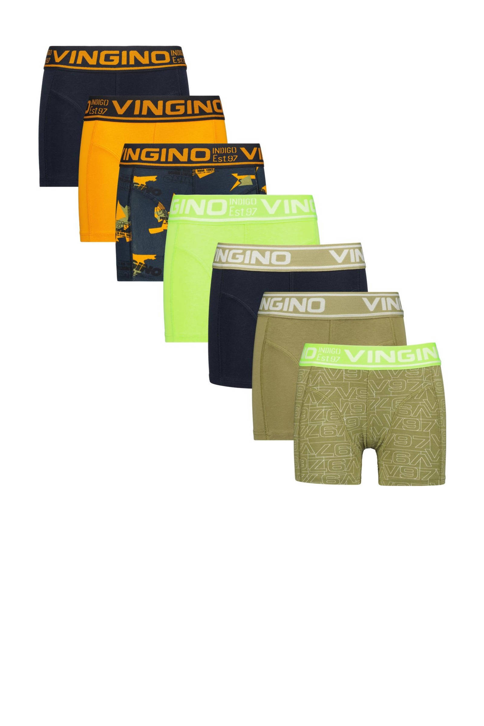 boxershort set van 7 multi