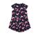 NAME IT MINI jurk NMFVIGGA met all over print donkerblauw/roze