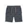 NAME IT MINI sweatshort  met print - grijsblauw