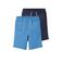 NAME IT KIDS sweatshort NKMVERMO - blauw/donkerblauw (set van 2)