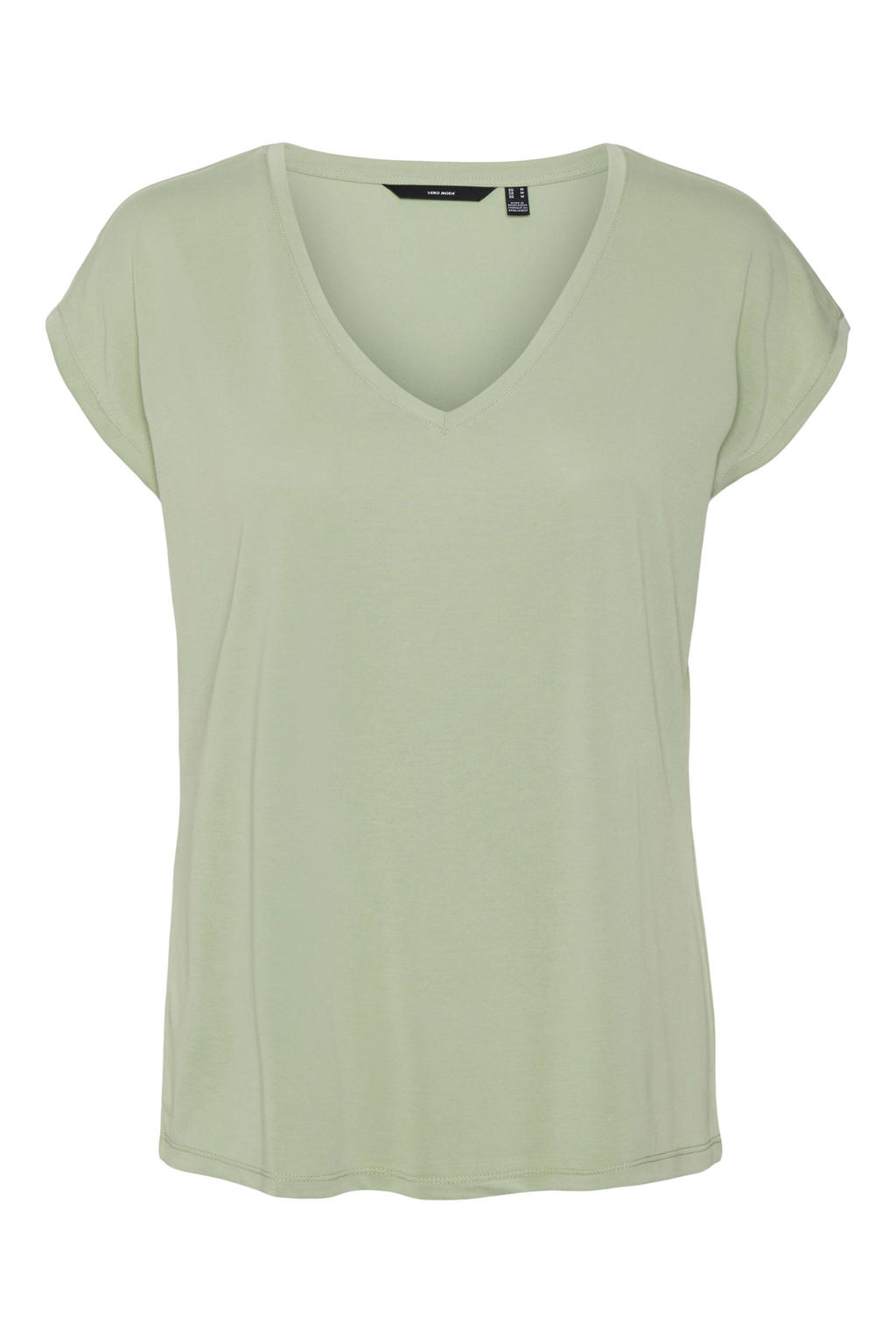 VERO MODA Tshirt VMFILLI groen wehkamp
