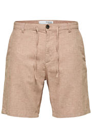 thumbnail: Selected linnen regular chino short rood