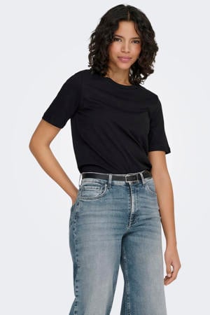 T-shirt ONLONLY zwart