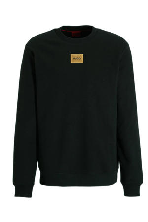 sweater met logo 001 black
