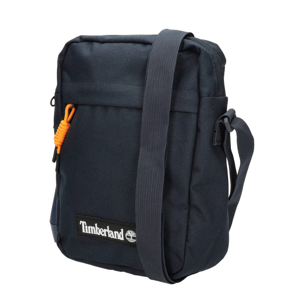 nicotine Wat leuk intellectueel Timberland schoudertas Timberpack met logo donkerblauw | wehkamp