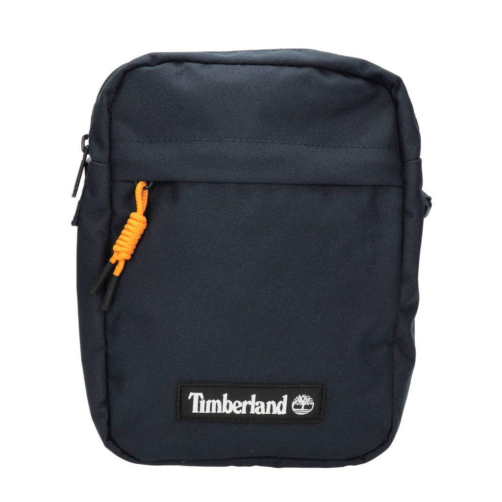 nicotine Wat leuk intellectueel Timberland schoudertas Timberpack met logo donkerblauw | wehkamp