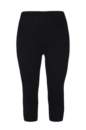 Plus Size capri legging Leyla zwart