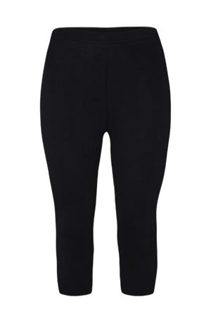 Plus Size capri legging Leyla zwart
