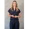 TQ-Amsterdam blousetop Stella van travelstof donkerblauw