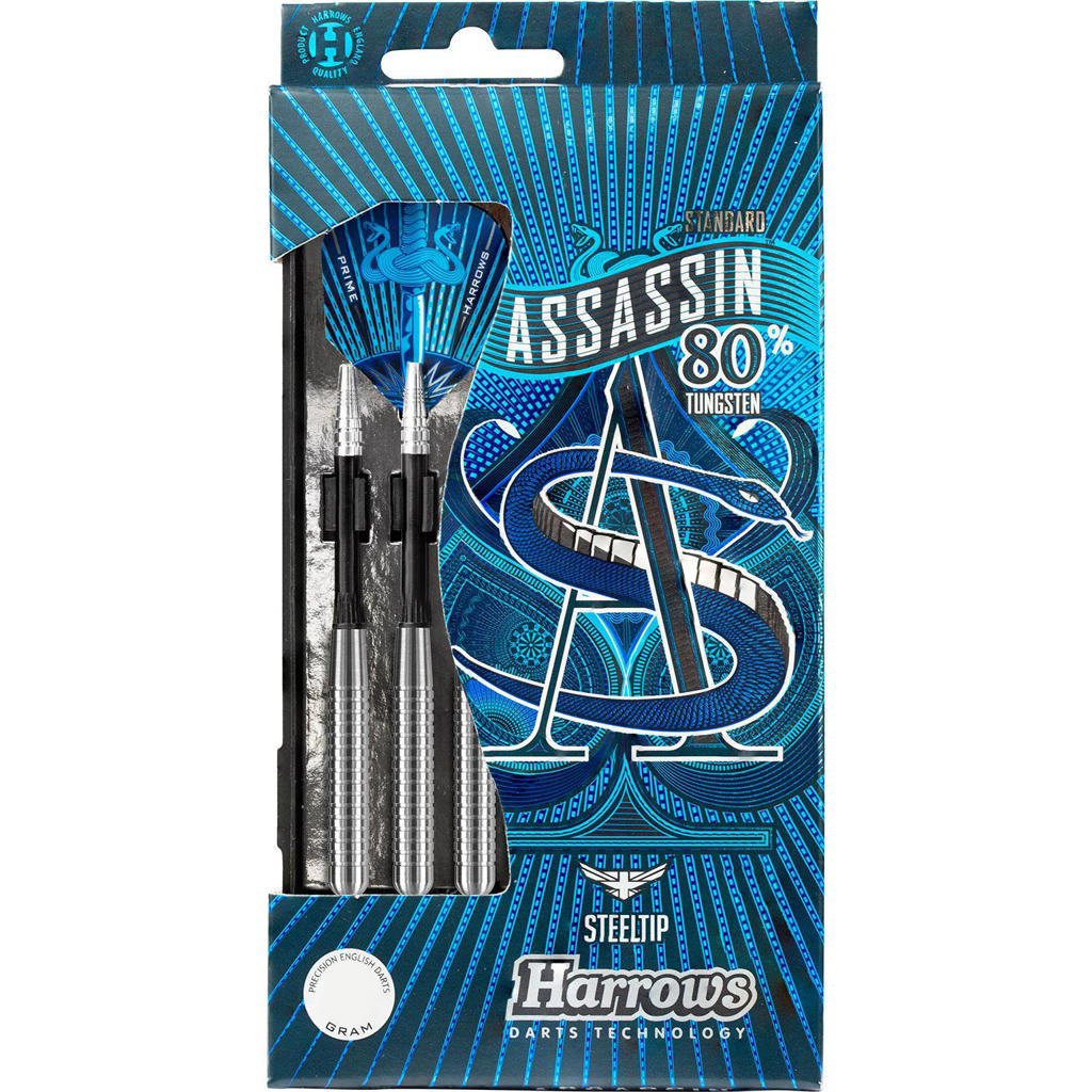 Harrows Assassin 80% Tungsten steeltip dartpijlen (25 gram)
