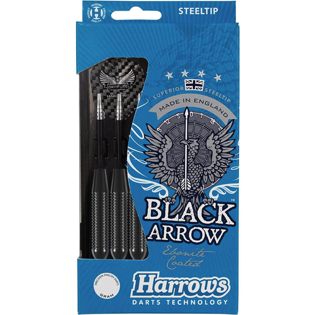 Harrows Black Arrow steeltip dartpijlen (22 gram)