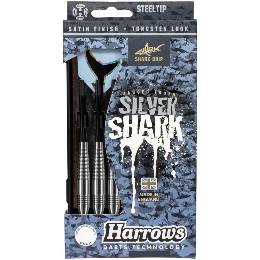 Harrows Silver Shark steeltip dartpijlen (23 gram)