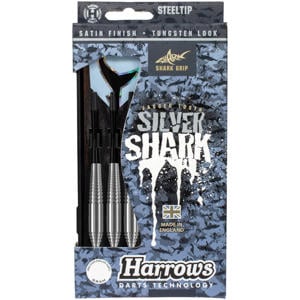 Silver Shark steeltip dartpijlen (24 gram)