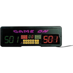 Game-on darts scorebord
