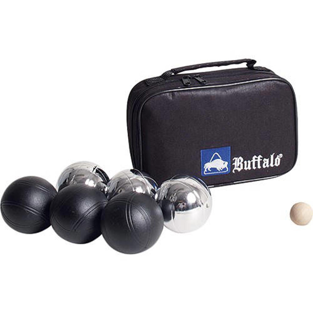 Buffalo Jeu de boules set gepoedercoat metaal (6st.)
