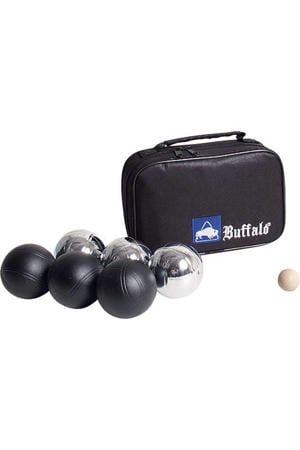 Jeu de boules set gepoedercoat metaal (6st.)