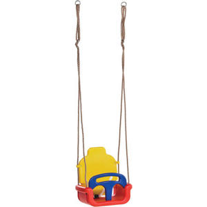 Baby schommelzitje groeimodel (rood/geel)