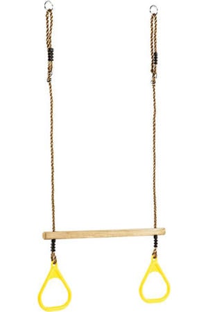 Through houten ringtrapeze